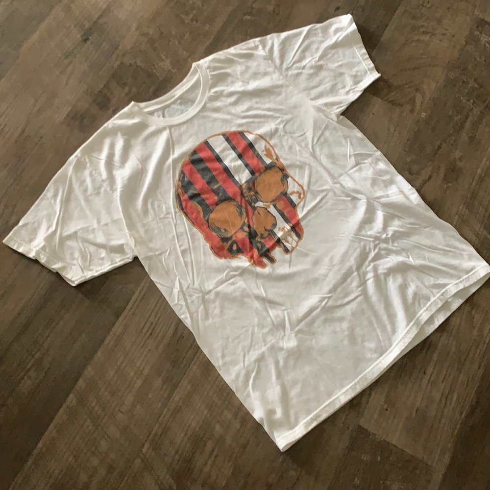 Unique Neutral FC Brand AC Milan Skull T-Shirt